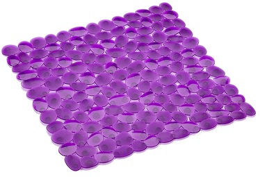 Spirella Non-slip Bath Insert Pebble 54x54cm Purple