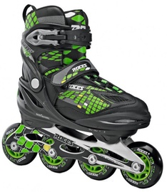 Ролики Roces Moody 4.0 Boy, черный/зеленый/серый, 30-35