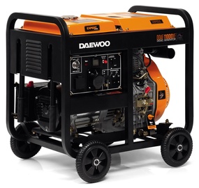 Daewoo DDAE 11000XE Diesel Generator Black/Orange