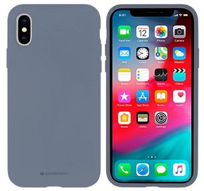 Mercury Soft Touch Matte Back Case For Apple iPhone XS Max Lavander Grey