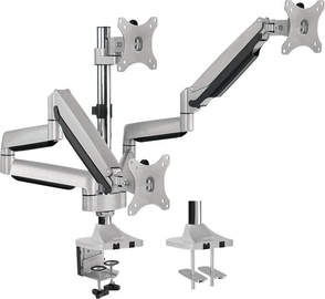 LogiLink Triple Aluminum Monitor Desk Mount