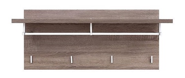 Black Red White Homeline Coat Rack Sonoma Oak