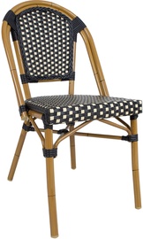 Home4you Bambus Garden Chair Black/Beige