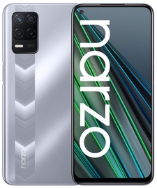 Мобильный телефон Realme Narzo 30 5G, серебристый, 4GB/128GB