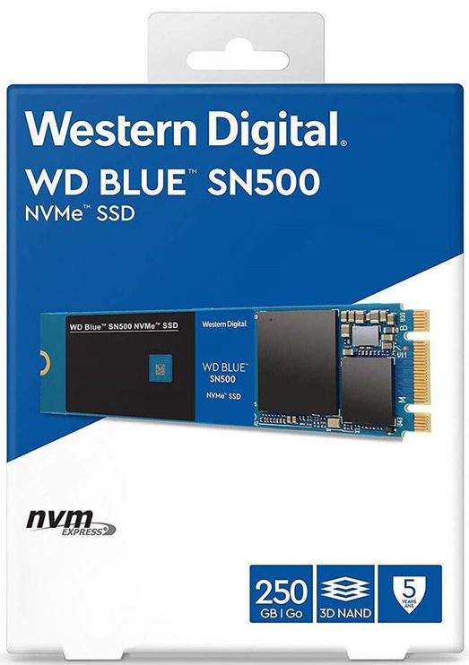 Kietasis diskas (SSD) Western Digital, M.2, 500 GB