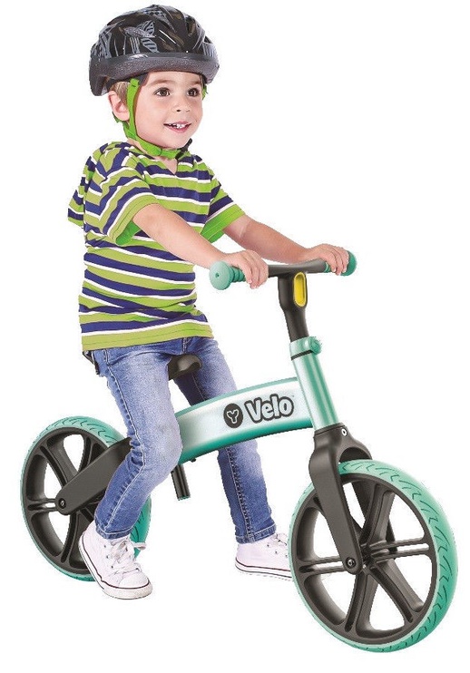 Балансирующий велосипед YVolution YVelo, зеленый, 12″