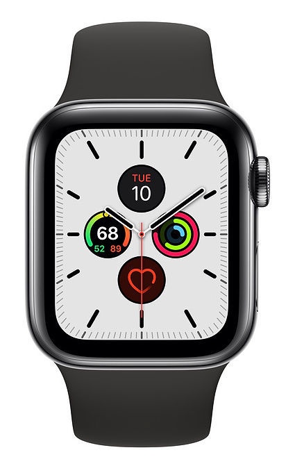 Išmanusis laikrodis Apple Watch Series 5, juoda