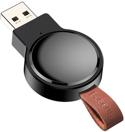 Baseus Dotter Mini Qi Wireless Charger For Apple Watch Black
