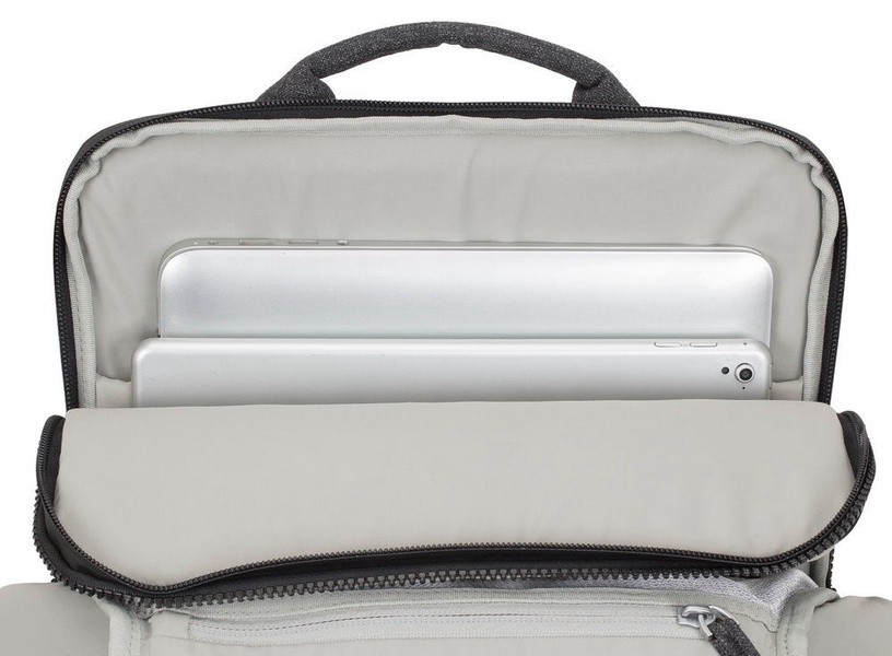 Sülearvuti seljakott Rivacase Melange MacBook Pro And Ultrabook Backpack, must, 15.6"
