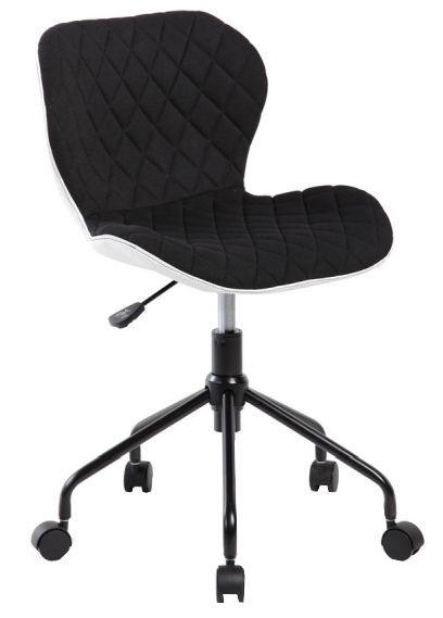 Biroja krēsls, balta/melna