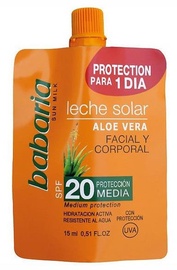 Babaria Single Dose Sun Milk Aloe Vera SPF20 15ml