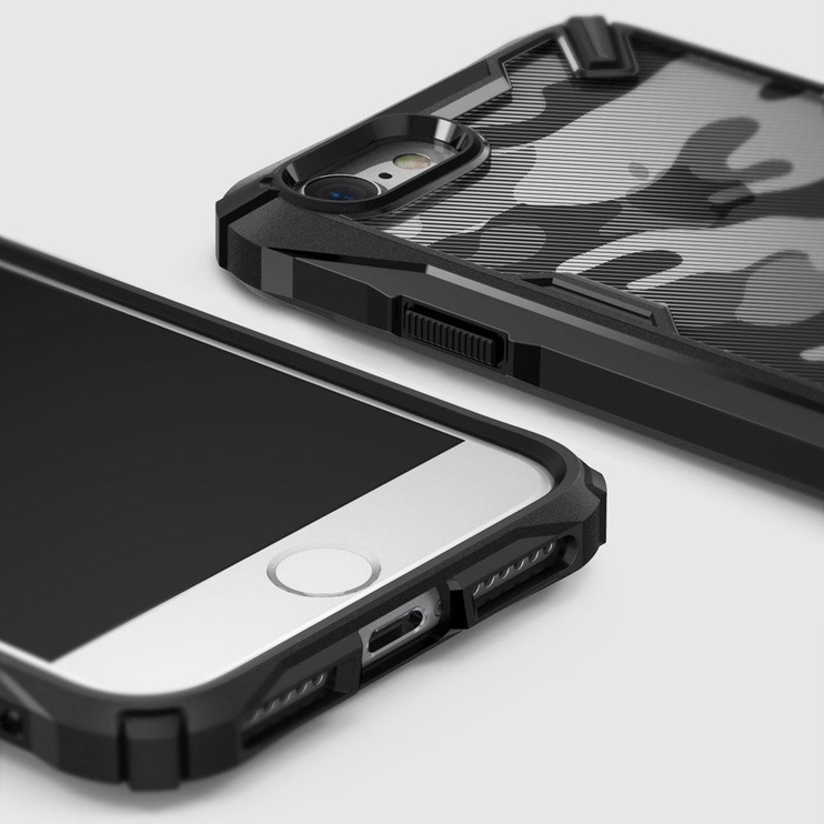 Telefono dėklas Ringke, iPhone 7/Apple iPhone 8/Apple iPhone SE 2020, juoda