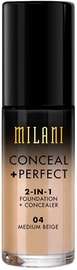 Тональный крем Milani Conceal + Perfect 04 Medium Beige, 30 мл