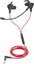 Žaidimų ausinės Trust GXT 408 Cobra Black/Red