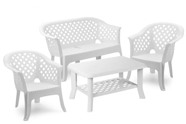 Комплект уличной мебели Progarden Veranda, белый, 1-4 места