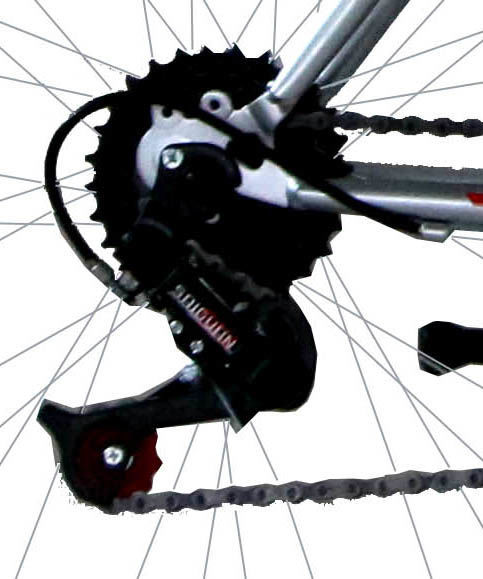 Dviratis Frejus UOMO MTB, vyrams, sidabro, 24\