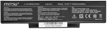 Аккумулятор для ноутбука Mitsu, 4.4 Ач, Li-Ion