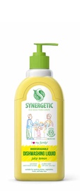 Средство для мытья посуды SYNERGETIC с ароматом лимона, 500 мл
