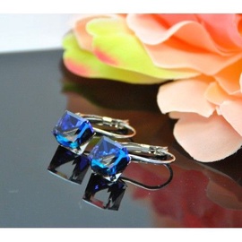 Vincento Earrings with Swarovski Elements Cube VE-2414