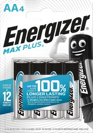 Elementai Energizer Max Plus AA/LR06, 4 vnt.