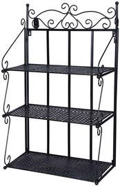 Songmics Book Shelf Black 50x25x78cm