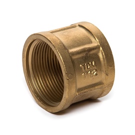 TDM Brass 600.60/220 Connector V/V 1 1/2"