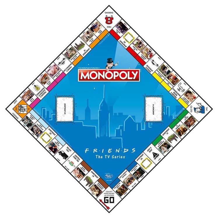 Stalo žaidimas Hasbro Monopoly Friends The TV Series WM27229, EN