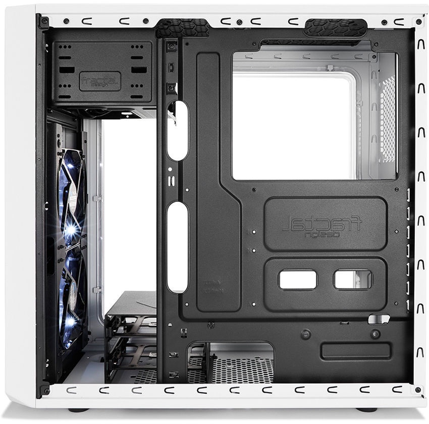 Fractal Design Focus G Mid Tower Atx White Fd Ca Focus Bk W Krauta Ee