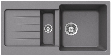 Раковина Teka Kea Stone 60 B-TG, 414x10000x200 мм
