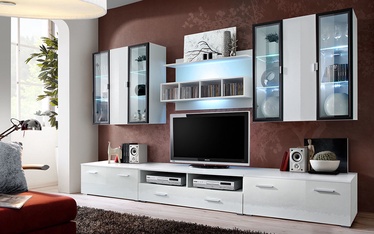 ASM Quadro Living Room Wall Unit Set White