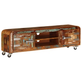 TV-laud VLX Solid Reclaimed Wood 247512, mitmevärviline, 300 mm x 1200 mm x 360 mm