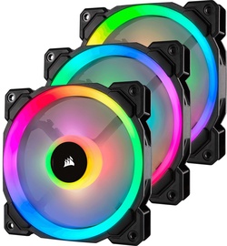 Corsair LL120 RGB Dual Light Loop RGB LED PWM Fan 3 Pack + Lighting Node PRO