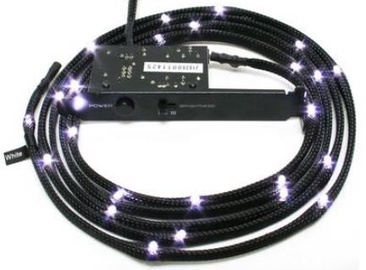 NZXT Sleeved 24 LED Kit White 2m