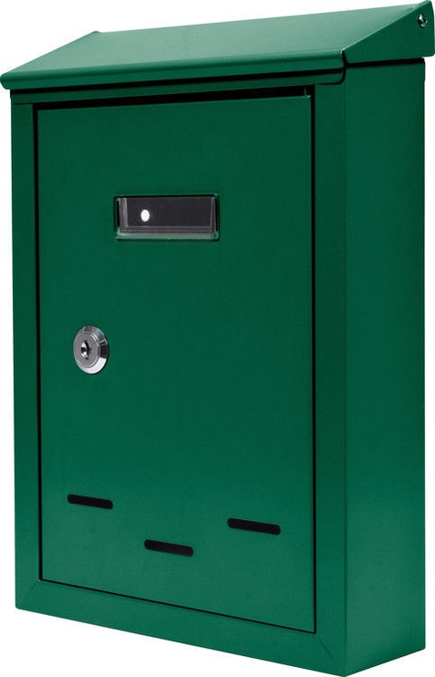 Pašto dėžutė Vorel 78543, žalia, 20 cm x 6 cm x 28.5 cm