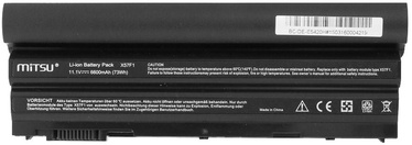 Klēpjdatoru akumulators Mitsu Battery For Dell Latitude E5420/E6420 6600mAh
