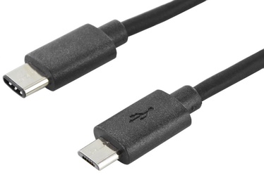 Ednet Cable USB-micro to USB Black 1.8m