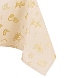 Staltiesė AmeliaHome Christmas Story HMD Gold, 140x240 cm