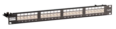 Linkbasic F/STP CAT 6 Patch Panel 24 Port Black