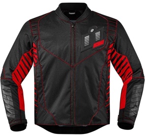 Icon Wireform Jacket Black Red L