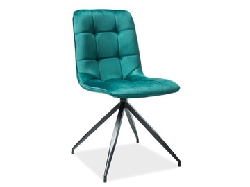 Стул для столовой Signal Meble Texo Velvet Green, 1 шт.