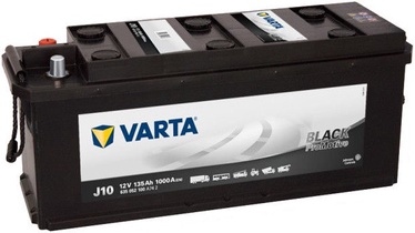 Аккумулятор Varta ProMotive Black J10, 12 В, 135 Ач, 1000 а