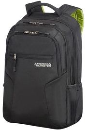 Portatīvā datora mugursoma Samsonite Notebook, melna/zaļa, 15.6"