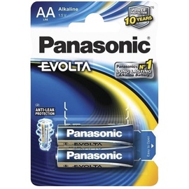 Baterijas Panasonic Evolta AA B2, AA, 1.5 V, 2 gab.