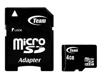Mälukaart Team Group Micro SDHC, 4 GB