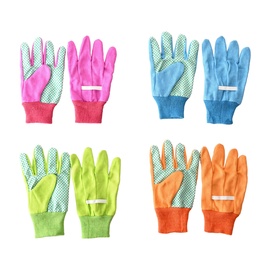 Рабочие перчатки KG194, детские, синий/желтый/oранжевый