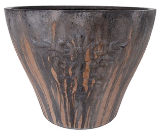 Home4you Lava Flower Pot Dark Brown 52cm