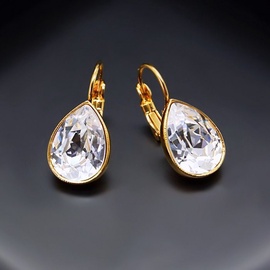 Diamond Sky Earrings With Crystals From Swarowski Crystal Lace Crystal