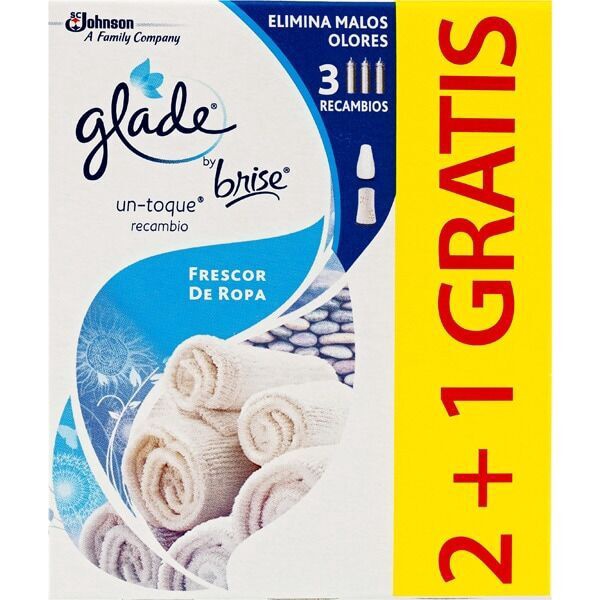 Освежитель воздуха Glade Air Freshner Refill Pure Clean Linen 3pcs