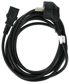 4World Computer Power Cord 3m Black