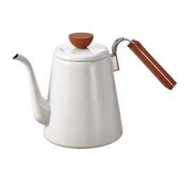 Кофейник Hario Bona BDK-80-W, 0.8 л, коричневый/белый